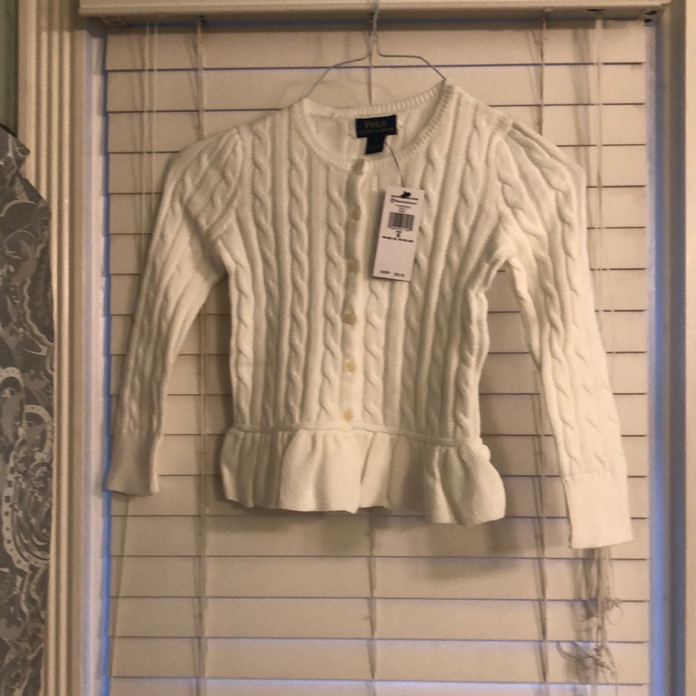 BRAND NEW! Never worn cute white sweater!
